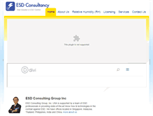 Tablet Screenshot of esdconsultancy.com